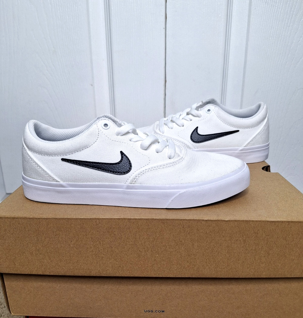 Nike Charge CNVS Canvas White Black IM4398-101 size 8 Women's No Box